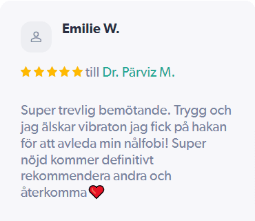 Bästa injektionsbehandlare i Örebro